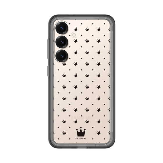 スリムプロテクションプレミアムケース［ CASEPLAY Crown dots Black - ケースプレイ・クラウン・ドッツ ブラック ］