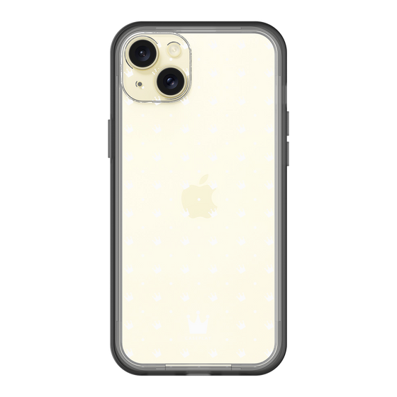 スリムプロテクションプレミアムケース［ CASEPLAY Crown dots White - ケースプレイ・クラウン・ドッツ ホワイト ］