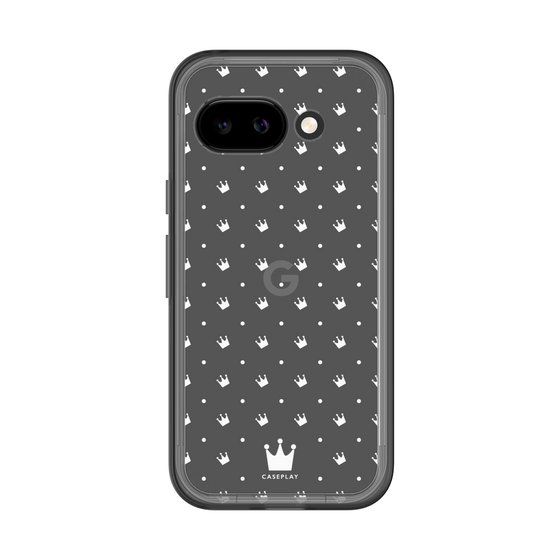 スリムプロテクションプレミアムケース［ CASEPLAY Crown dots White - ケースプレイ・クラウン・ドッツ ホワイト ］