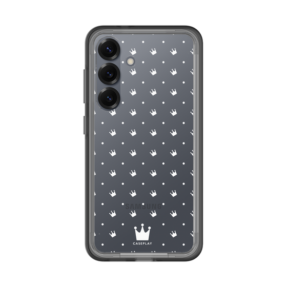 スリムプロテクションプレミアムケース［ CASEPLAY Crown dots White - ケースプレイ・クラウン・ドッツ ホワイト ］