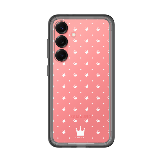 スリムプロテクションプレミアムケース［ CASEPLAY Crown dots White - ケースプレイ・クラウン・ドッツ ホワイト ］