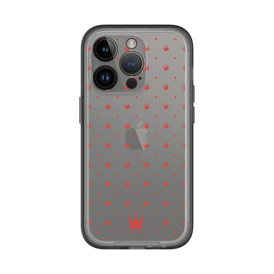 スリムプロテクションプレミアムケース［ CASEPLAY Crown dots Red - ケースプレイ・クラウン・ドッツ レッド ］