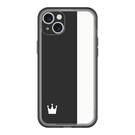 スリムプロテクションプレミアムケース［ CASEPLAY Bi-Colors Black & White - ケースプレイ・バイカラー ブラック＆ホワイト ］
