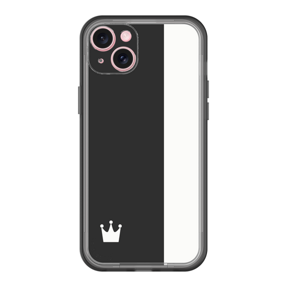 スリムプロテクションプレミアムケース［ CASEPLAY Bi-Colors Black & White - ケースプレイ・バイカラー ブラック＆ホワイト ］
