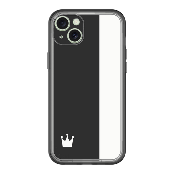 スリムプロテクションプレミアムケース［ CASEPLAY Bi-Colors Black & White - ケースプレイ・バイカラー ブラック＆ホワイト ］