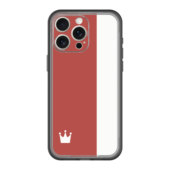 スリムプロテクションプレミアムケース［ CASEPLAY Bi-Colors Red & White - ケースプレイ・バイカラー レッド＆ホワイト ］