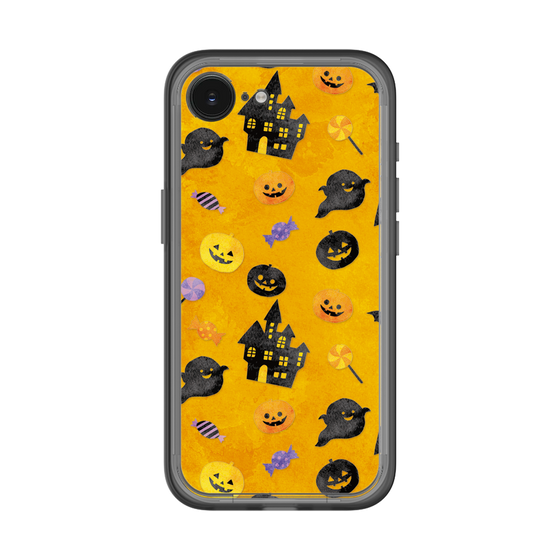 スリムプロテクションプレミアムケース［ Halloween Party - Orange ］