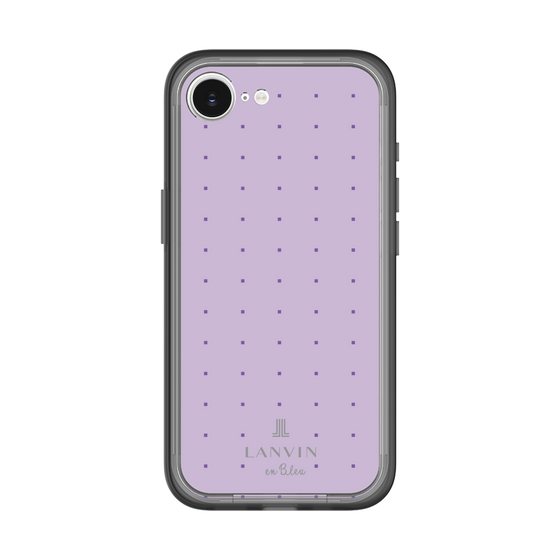 スリムプロテクションプレミアムケース［ LANVIN en Bleu Tiny dots Purple - ランバン ドット パープル ］