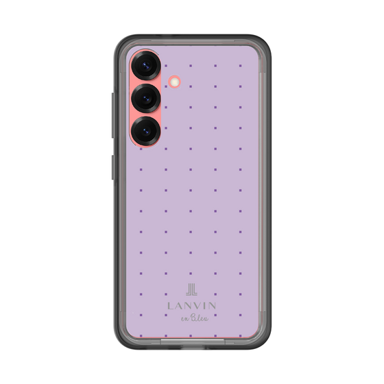 スリムプロテクションプレミアムケース［ LANVIN en Bleu Tiny dots Purple - ランバン ドット パープル ］