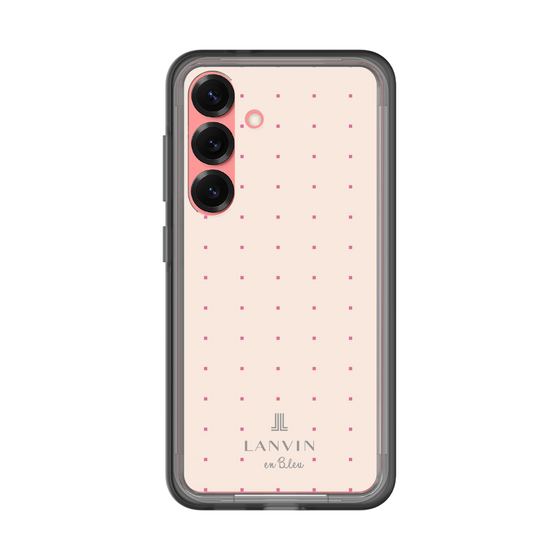 スリムプロテクションプレミアムケース［ LANVIN en Bleu Tiny dots Pink - ランバン ドット ピンク ］