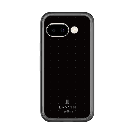 スリムプロテクションプレミアムケース［ LANVIN en Bleu Tiny dots Black - ランバン ドット ブラック ］
