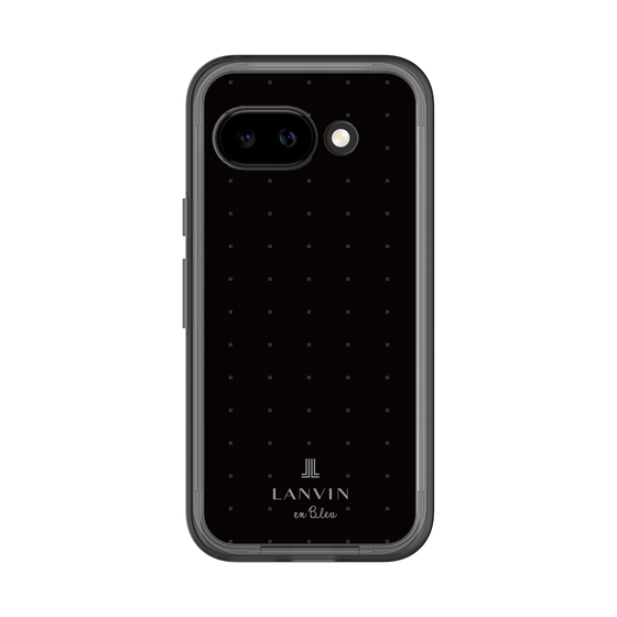スリムプロテクションプレミアムケース［ LANVIN en Bleu Tiny dots Black - ランバン ドット ブラック ］
