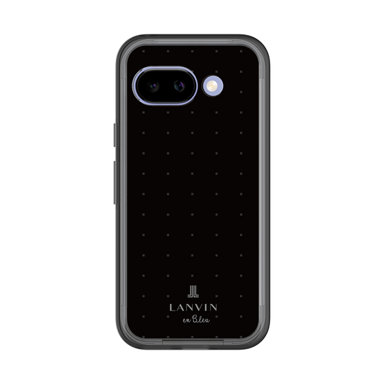 スリムプロテクションプレミアムケース［ LANVIN en Bleu Tiny dots Black - ランバン ドット ブラック ］