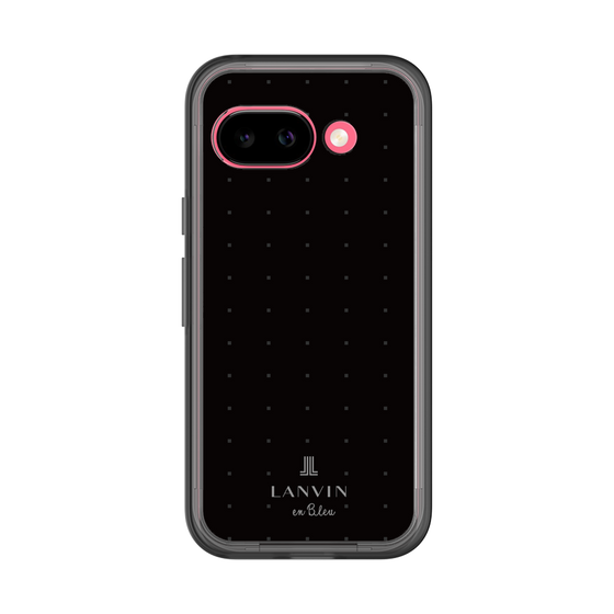 スリムプロテクションプレミアムケース［ LANVIN en Bleu Tiny dots Black - ランバン ドット ブラック ］