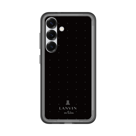 スリムプロテクションプレミアムケース［ LANVIN en Bleu Tiny dots Black - ランバン ドット ブラック ］