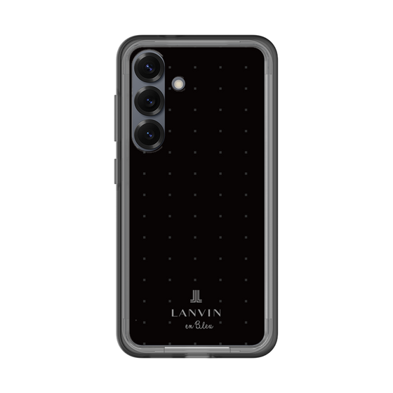 スリムプロテクションプレミアムケース［ LANVIN en Bleu Tiny dots Black - ランバン ドット ブラック ］