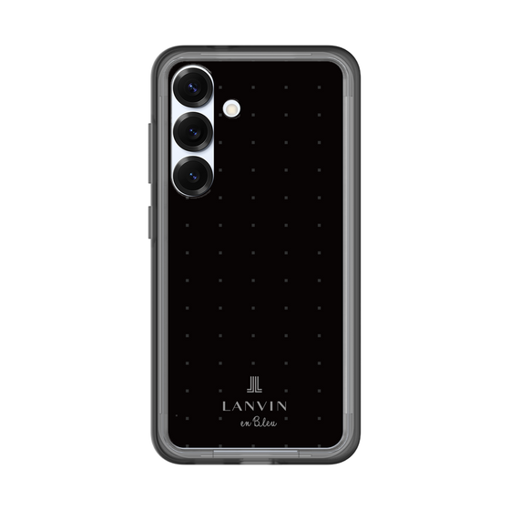 スリムプロテクションプレミアムケース［ LANVIN en Bleu Tiny dots Black - ランバン ドット ブラック ］