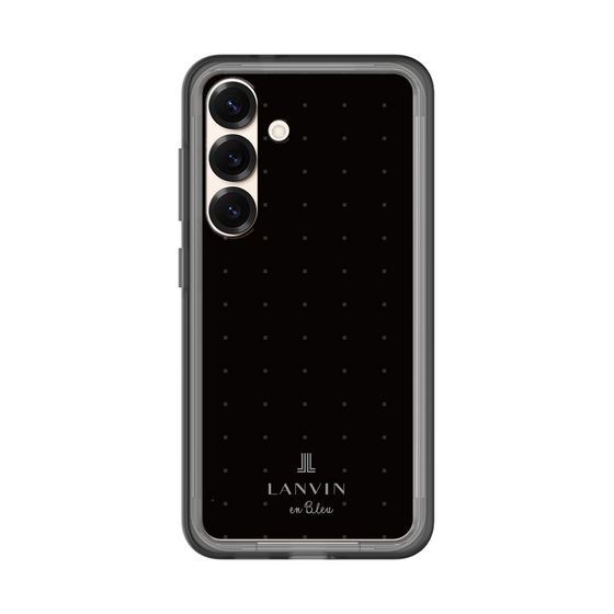 スリムプロテクションプレミアムケース［ LANVIN en Bleu Tiny dots Black - ランバン ドット ブラック ］
