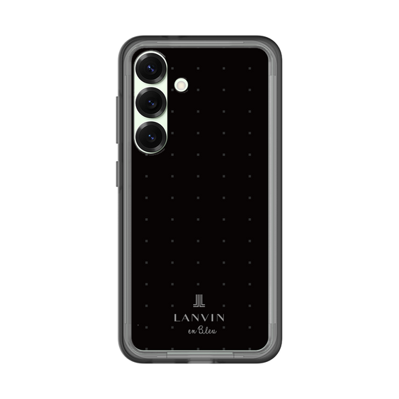 スリムプロテクションプレミアムケース［ LANVIN en Bleu Tiny dots Black - ランバン ドット ブラック ］