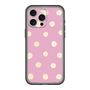 スリムプロテクションプレミアムケース［ 水彩ドット・レトロカラー - Pink ］