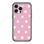 スリムプロテクションプレミアムケース［ 水彩ドット・レトロカラー - Pink ］