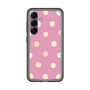 スリムプロテクションプレミアムケース［ 水彩ドット・レトロカラー - Pink ］
