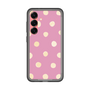 スリムプロテクションプレミアムケース［ 水彩ドット・レトロカラー - Pink ］