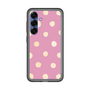スリムプロテクションプレミアムケース［ 水彩ドット・レトロカラー - Pink ］