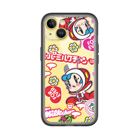 スリムプロテクションプレミアムケース［ スーパーミルクチャンFOREVER♥ - ロゴ＆キャラ ］