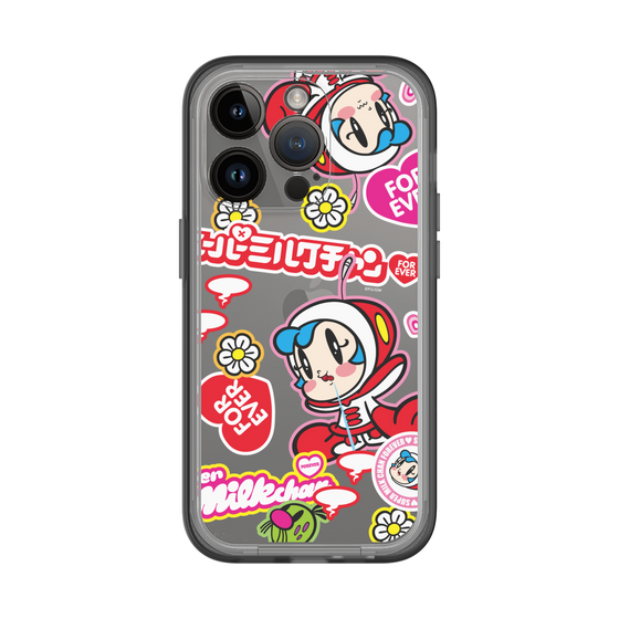 スリムプロテクションプレミアムケース［ スーパーミルクチャンFOREVER♥ - ロゴ＆キャラ ］