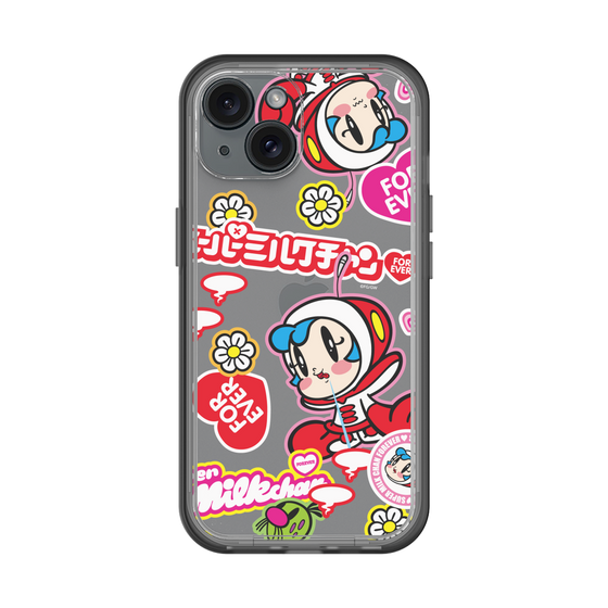 スリムプロテクションプレミアムケース［ スーパーミルクチャンFOREVER♥ - ロゴ＆キャラ ］