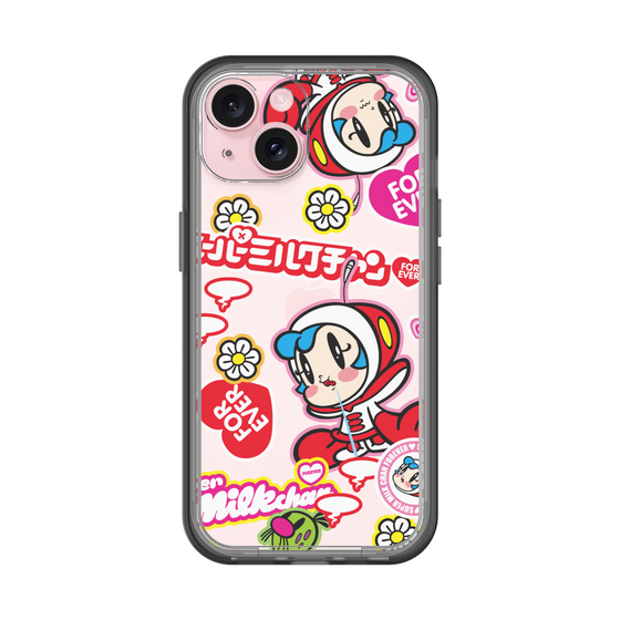 スリムプロテクションプレミアムケース［ スーパーミルクチャンFOREVER♥ - ロゴ＆キャラ ］