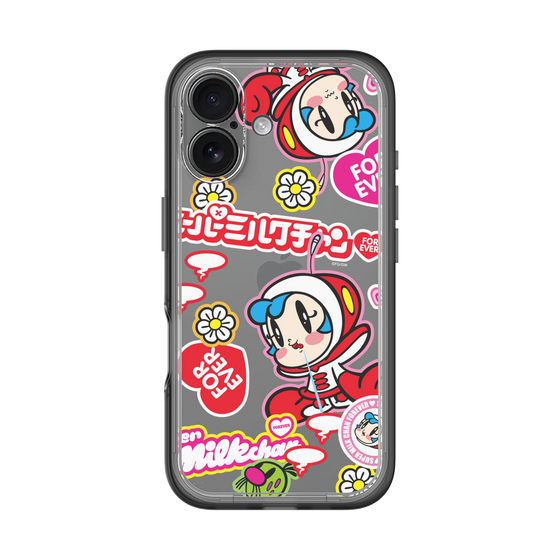 スリムプロテクションプレミアムケース［ スーパーミルクチャンFOREVER♥ - ロゴ＆キャラ ］