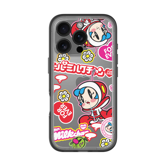 スリムプロテクションプレミアムケース［ スーパーミルクチャンFOREVER♥ - ロゴ＆キャラ ］