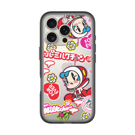 スリムプロテクションプレミアムケース［ スーパーミルクチャンFOREVER♥ - ロゴ＆キャラ ］