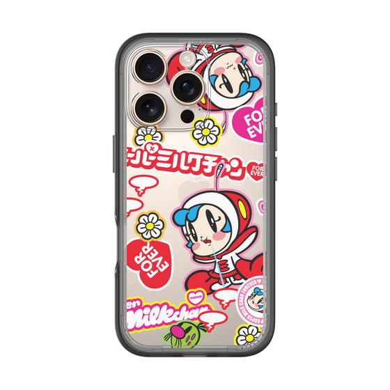 スリムプロテクションプレミアムケース［ スーパーミルクチャンFOREVER♥ - ロゴ＆キャラ ］