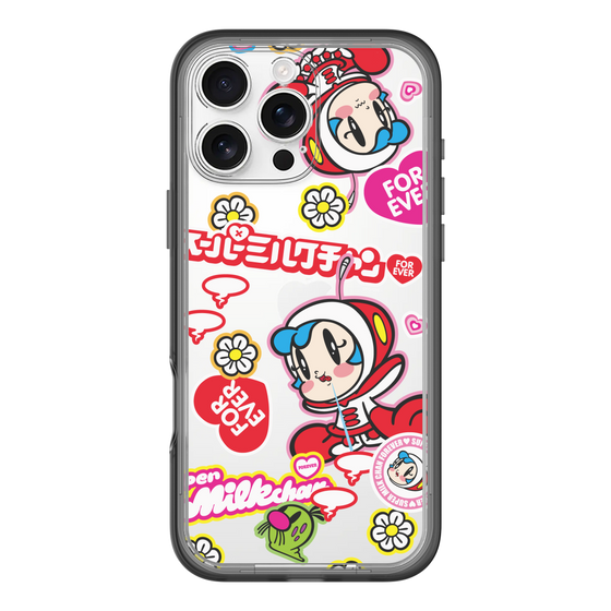 スリムプロテクションプレミアムケース［ スーパーミルクチャンFOREVER♥ - ロゴ＆キャラ ］