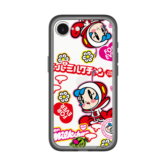 スリムプロテクションプレミアムケース［ スーパーミルクチャンFOREVER♥ - ロゴ＆キャラ ］