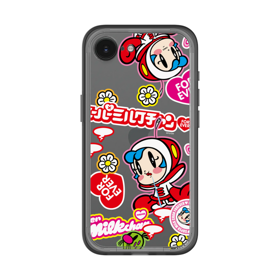 スリムプロテクションプレミアムケース［ スーパーミルクチャンFOREVER♥ - ロゴ＆キャラ ］