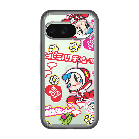 スリムプロテクションプレミアムケース［ スーパーミルクチャンFOREVER♥ - ロゴ＆キャラ ］