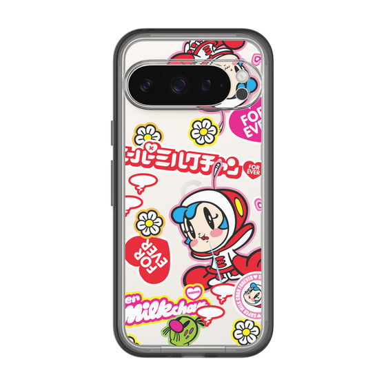 スリムプロテクションプレミアムケース［ スーパーミルクチャンFOREVER♥ - ロゴ＆キャラ ］