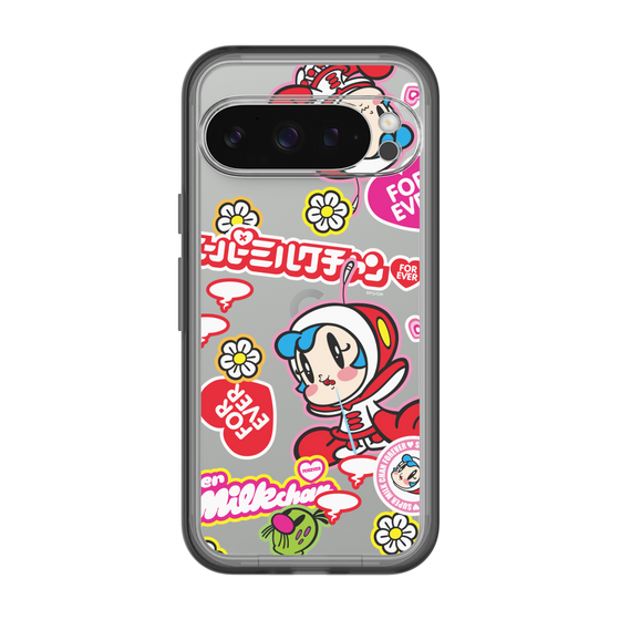 スリムプロテクションプレミアムケース［ スーパーミルクチャンFOREVER♥ - ロゴ＆キャラ ］
