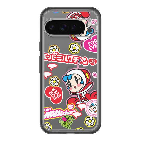 スリムプロテクションプレミアムケース［ スーパーミルクチャンFOREVER♥ - ロゴ＆キャラ ］