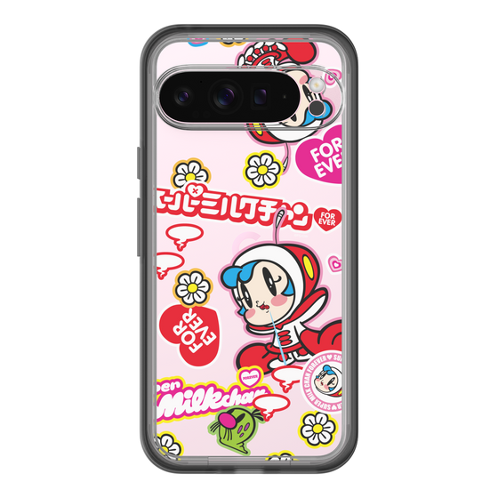 スリムプロテクションプレミアムケース［ スーパーミルクチャンFOREVER♥ - ロゴ＆キャラ ］
