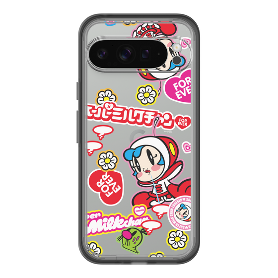スリムプロテクションプレミアムケース［ スーパーミルクチャンFOREVER♥ - ロゴ＆キャラ ］