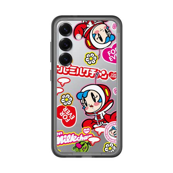 スリムプロテクションプレミアムケース［ スーパーミルクチャンFOREVER♥ - ロゴ＆キャラ ］