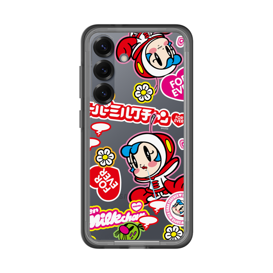スリムプロテクションプレミアムケース［ スーパーミルクチャンFOREVER♥ - ロゴ＆キャラ ］