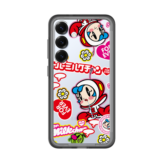 スリムプロテクションプレミアムケース［ スーパーミルクチャンFOREVER♥ - ロゴ＆キャラ ］