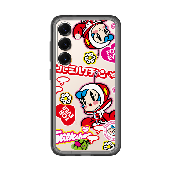 スリムプロテクションプレミアムケース［ スーパーミルクチャンFOREVER♥ - ロゴ＆キャラ ］