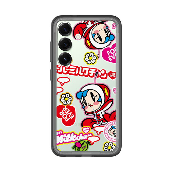 スリムプロテクションプレミアムケース［ スーパーミルクチャンFOREVER♥ - ロゴ＆キャラ ］